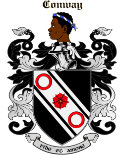 CONWAY family crest CONWAY family crest