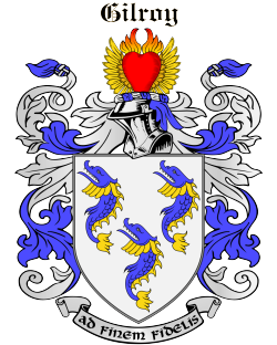 GILROY family crest GILROY family crest