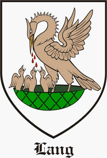 Lang family crest