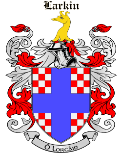 LARKIN family crest LARKIN family crest
