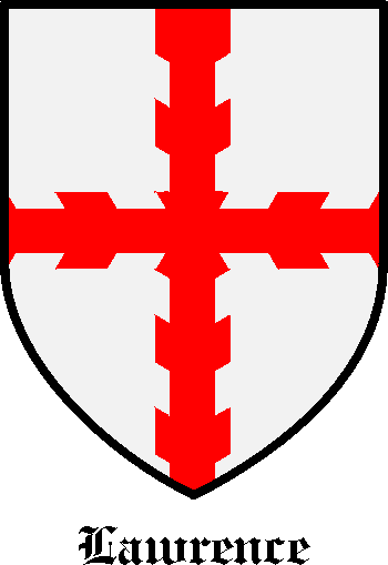 LAWRENCE family crest LAWRENCE family crest
