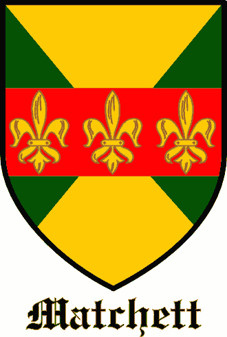 MATCHETT family crest MATCHETT family crest