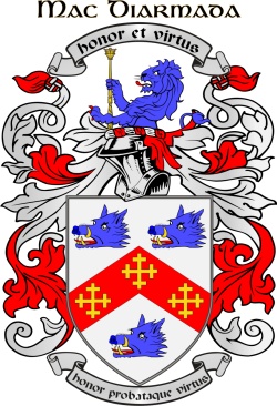 MACDERMOTT family crest MACDERMOTT family crest