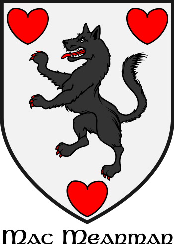 MCMENAMIN family crest MCMENAMIN family crest