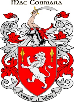 MCNAMARA family crest MCNAMARA family crest