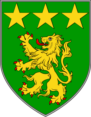 Mulhall family crest Mulhall family crest
