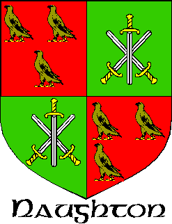 NAUGHTON family crest NAUGHTON family crest