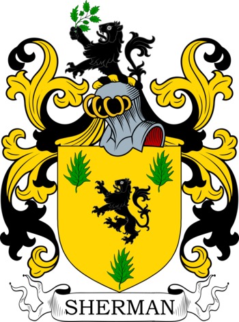 SHERMAN family crest SHERMAN family crest