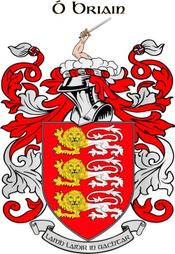 O'BRIEN family crest O'BRIEN family crest