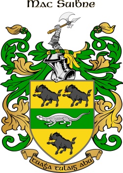 SWEENY family crest SWEENY family crest