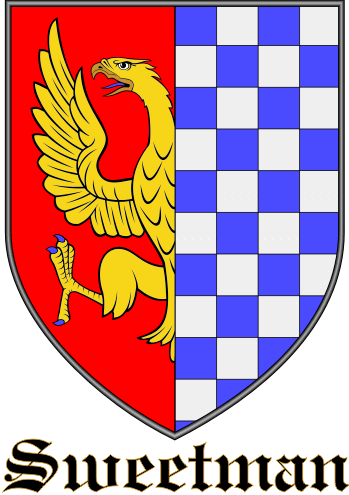 SWEETMAN family crest SWEETMAN family crest