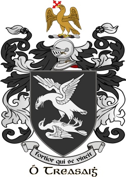 TREACY family crest TREACY family crest